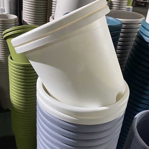 树脂四季5号6个带托白色