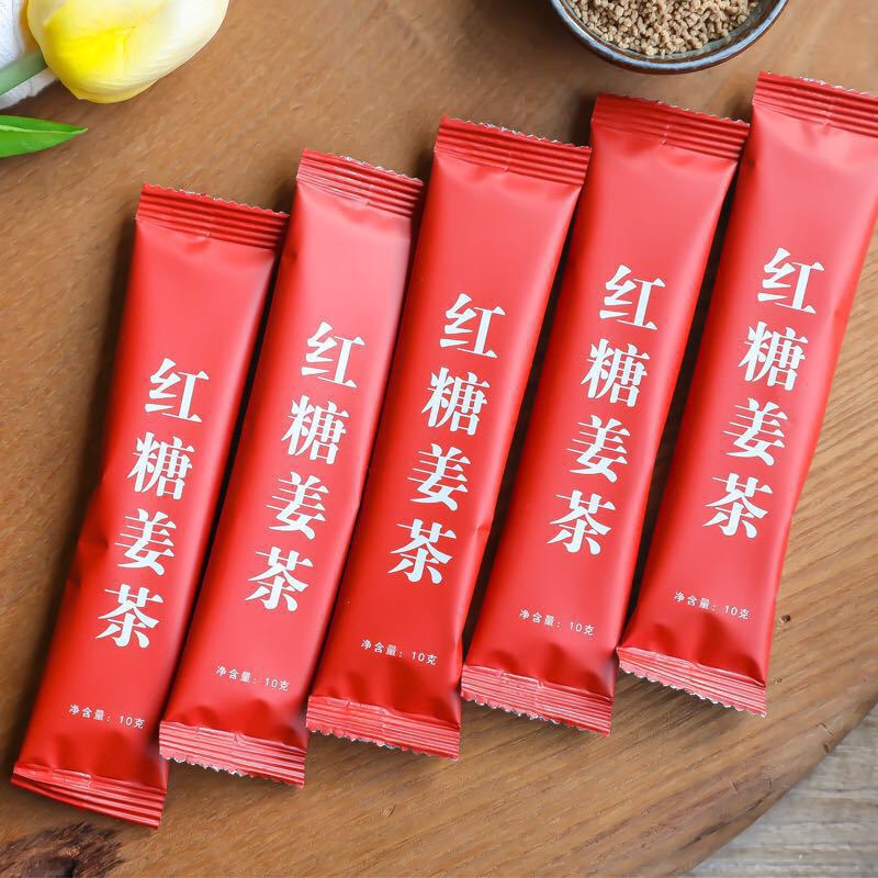 【拍一发三十袋】红糖姜茶生理期驱寒女生痛经红糖生姜蜂蜜浓缩冲剂