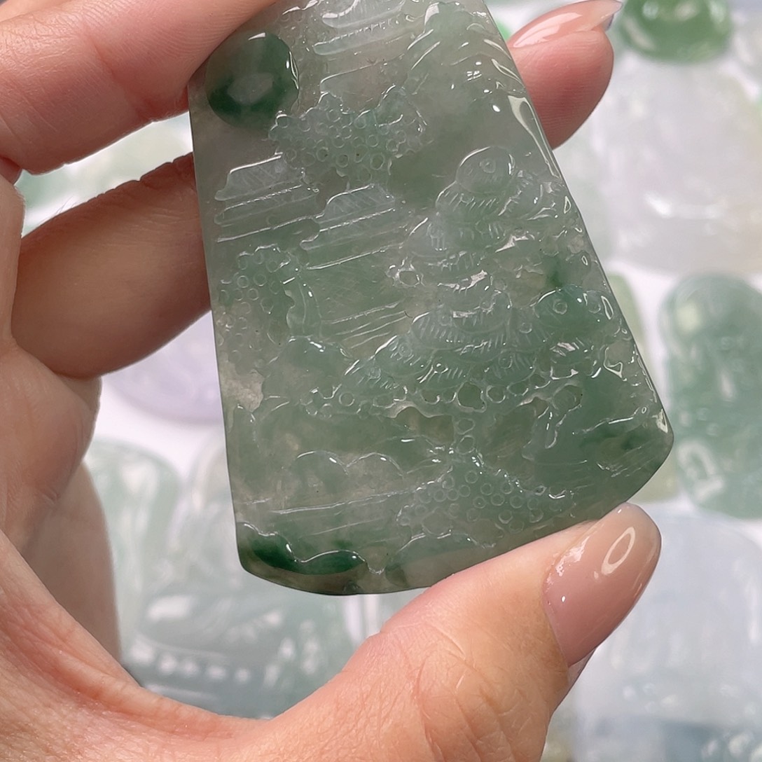 吊坠(不含链)未镶嵌翡翠1