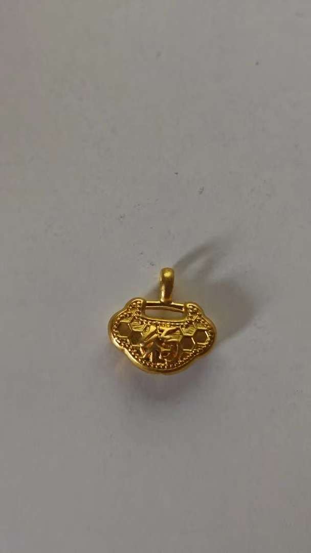 A(123）足金小福字锁（详情见第二张图）
