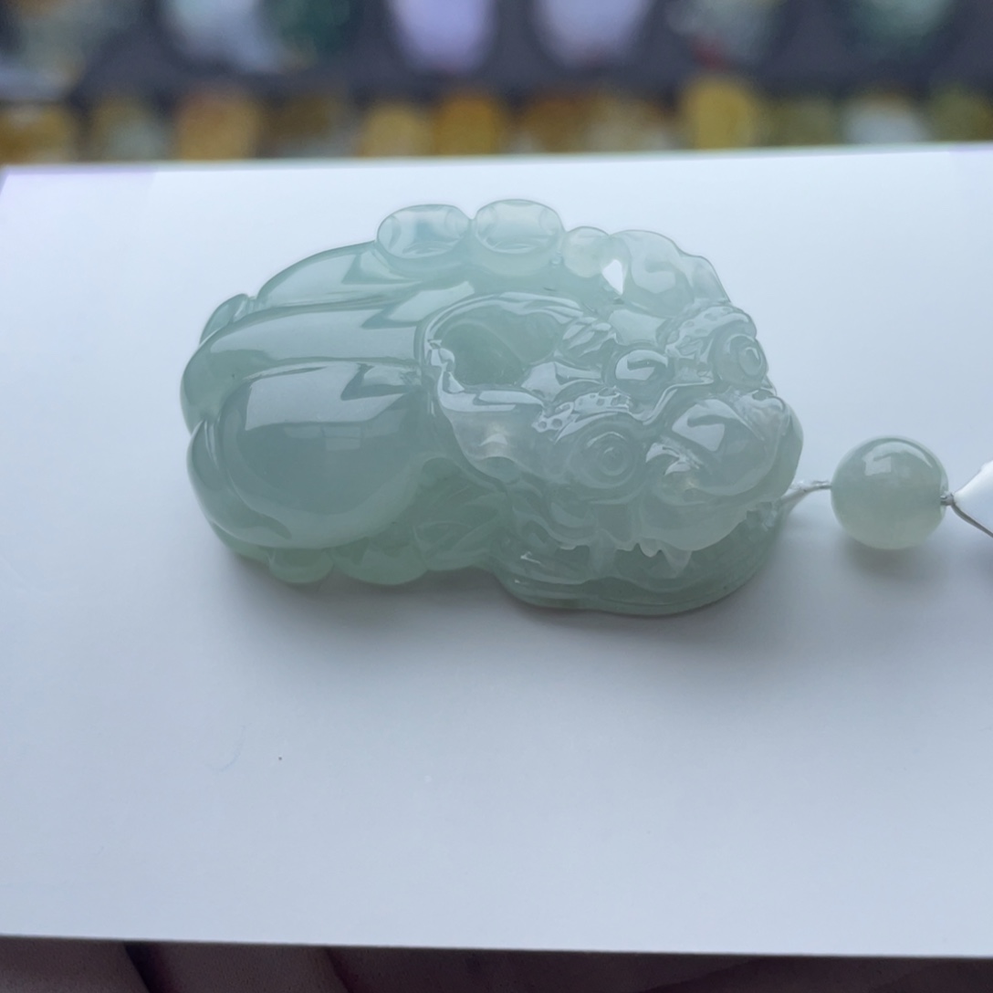 翡翠颈饰未镶嵌貔貅