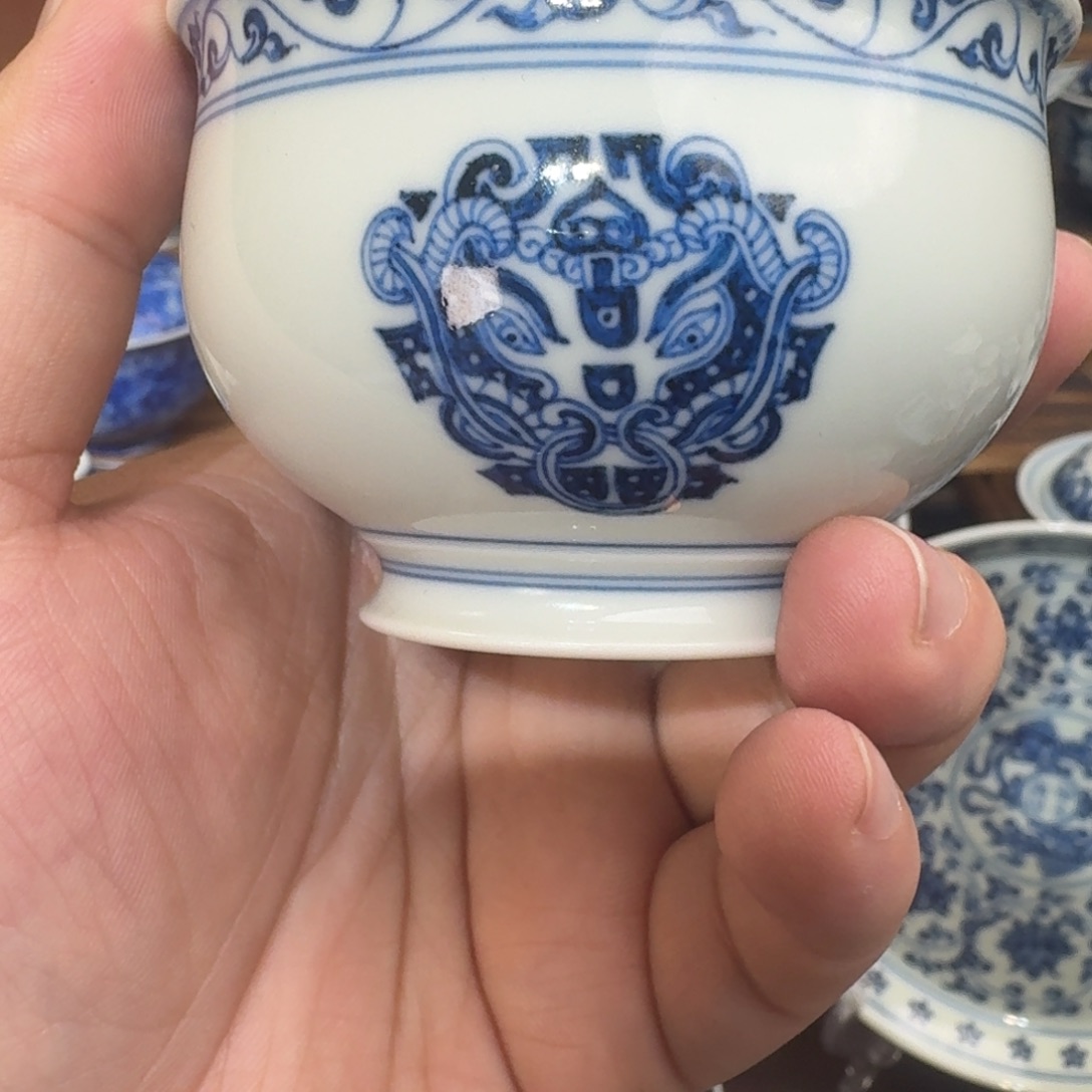 杯子陶瓷纯手工手绘瓷瓷3