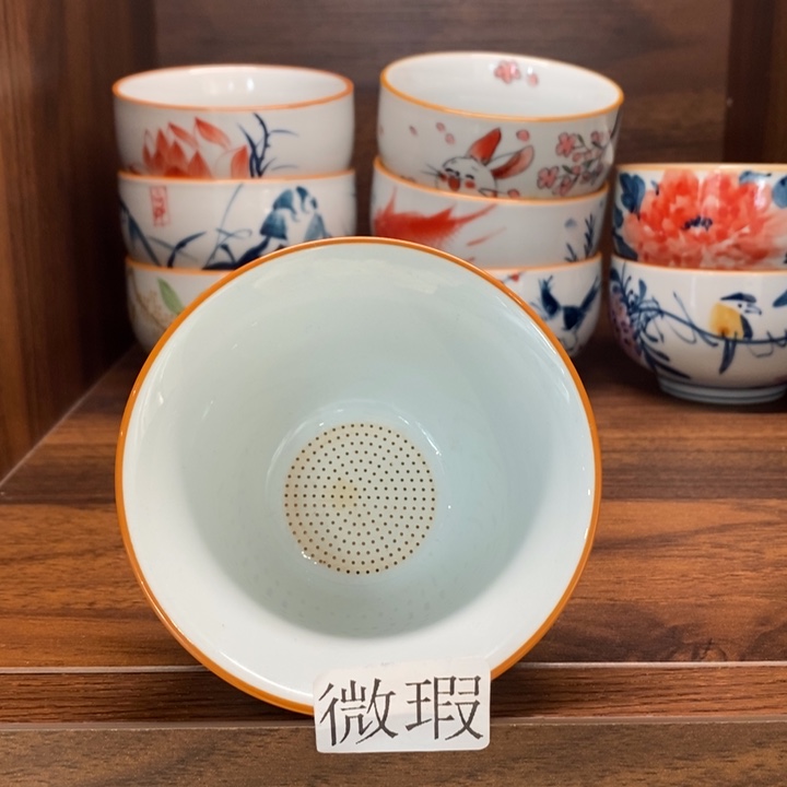 釉下老陶泥手工绘制