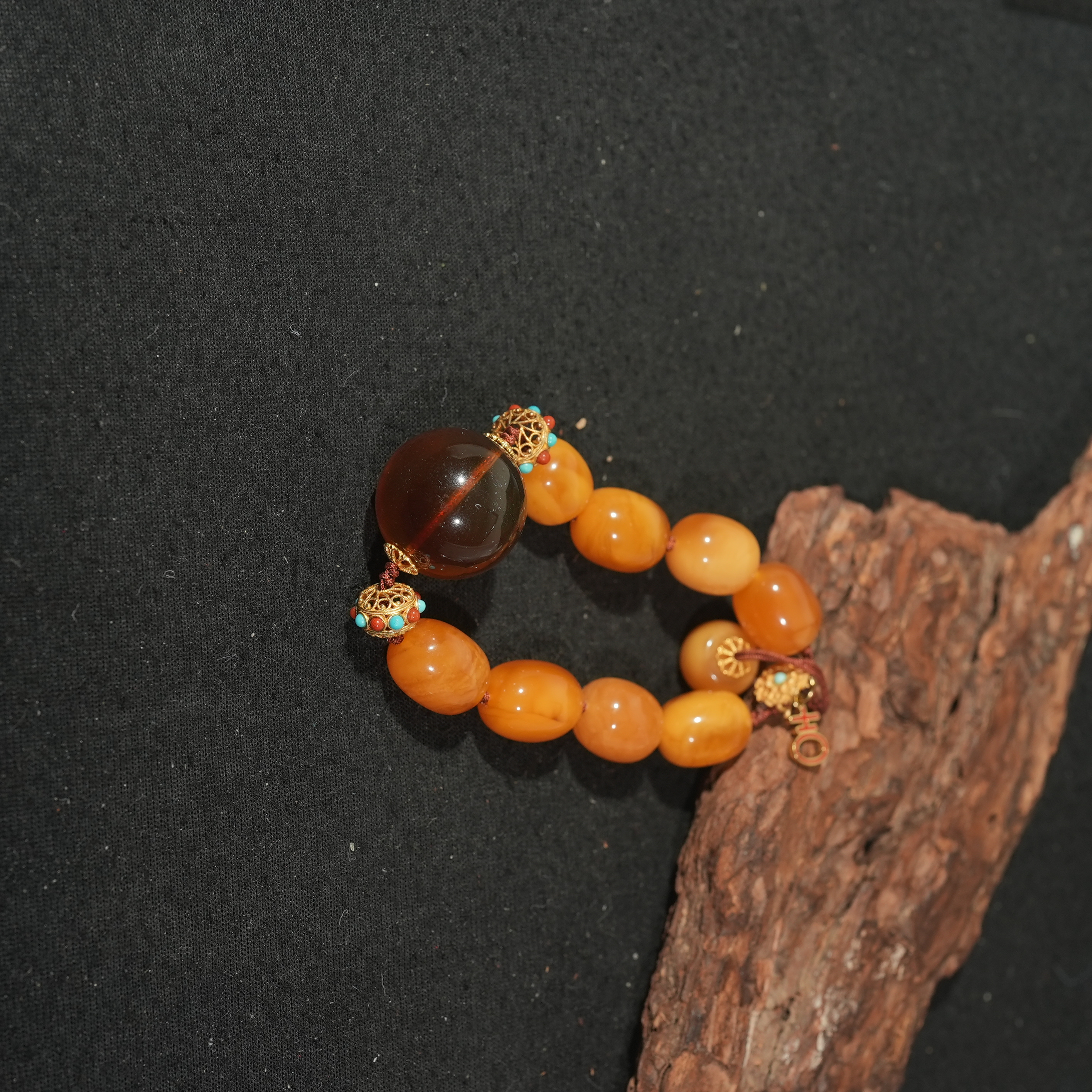 12.3香港王老板-蜜蜡琥珀手链7d388