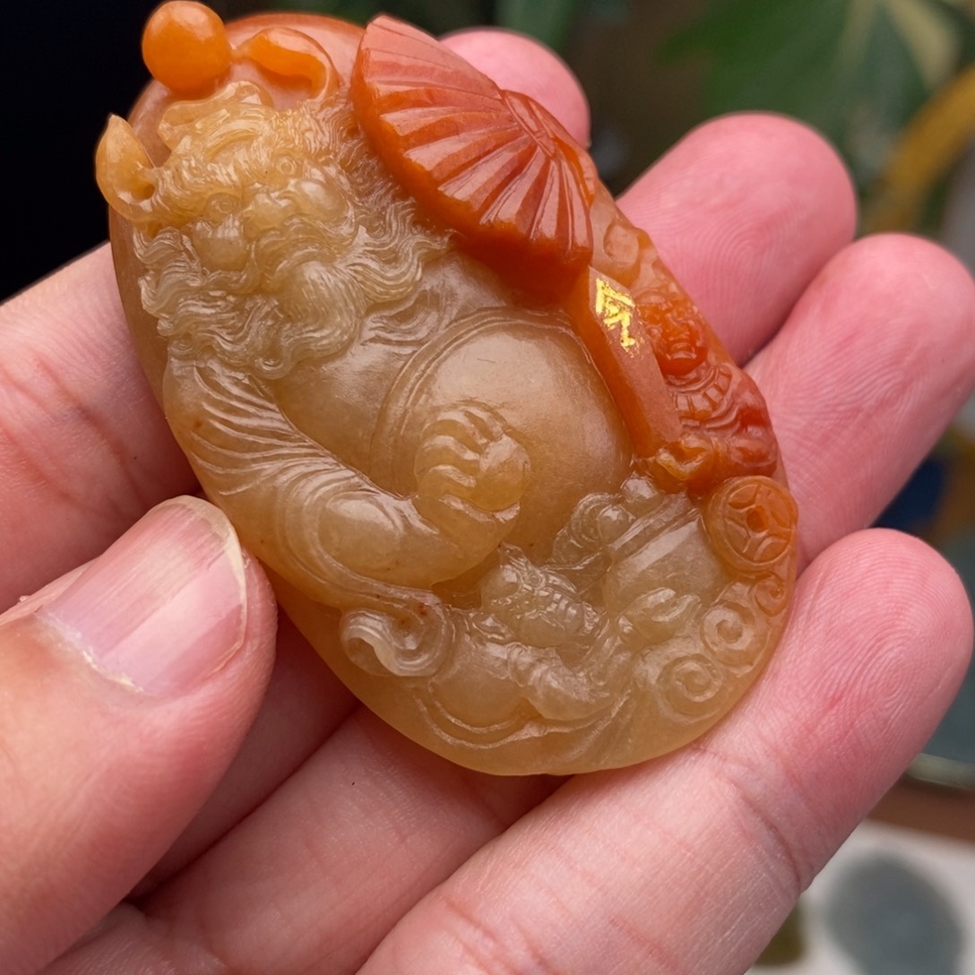 定制翡翠未镶嵌缅甸翡翠天官赐福钟馗