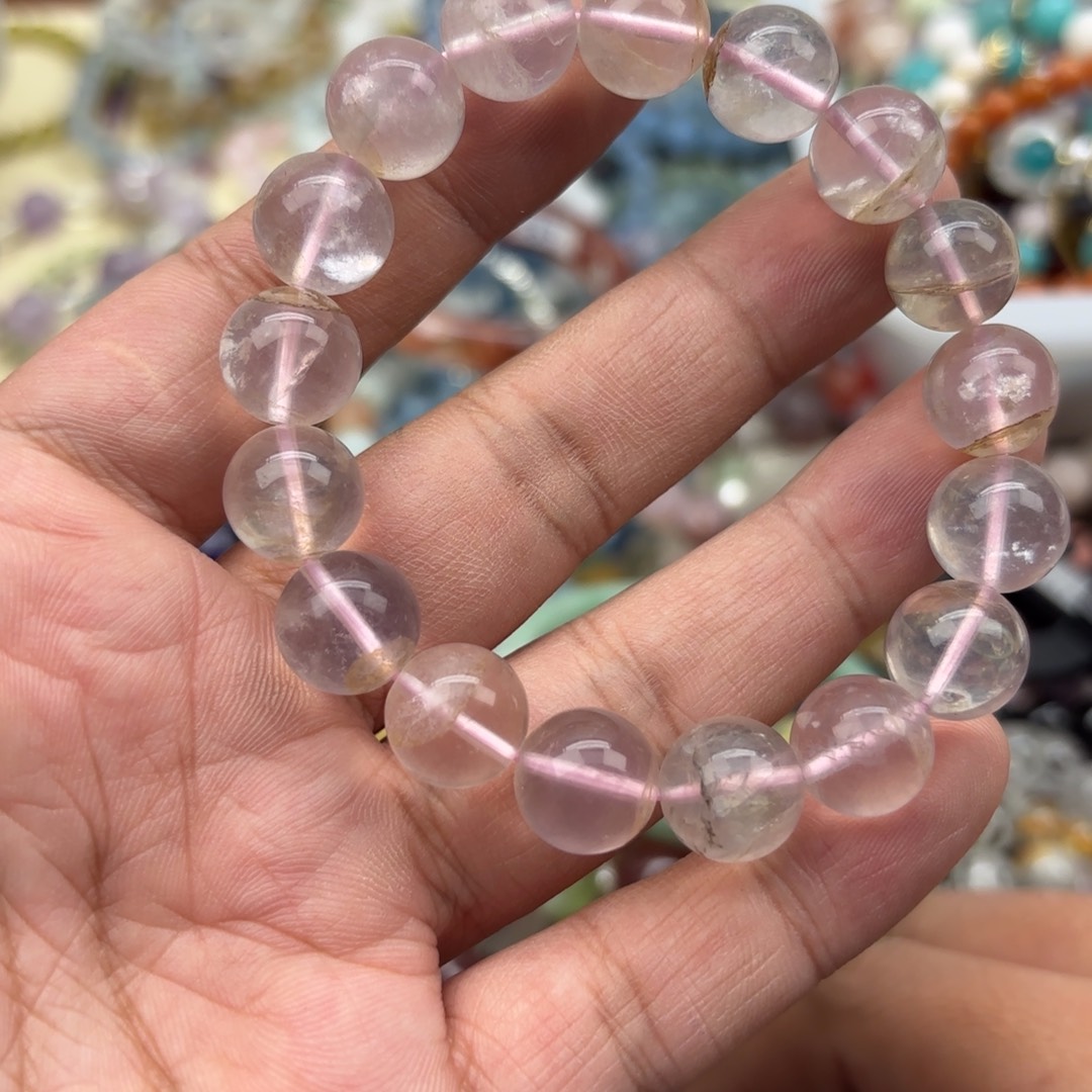 水晶手链银S925镶嵌