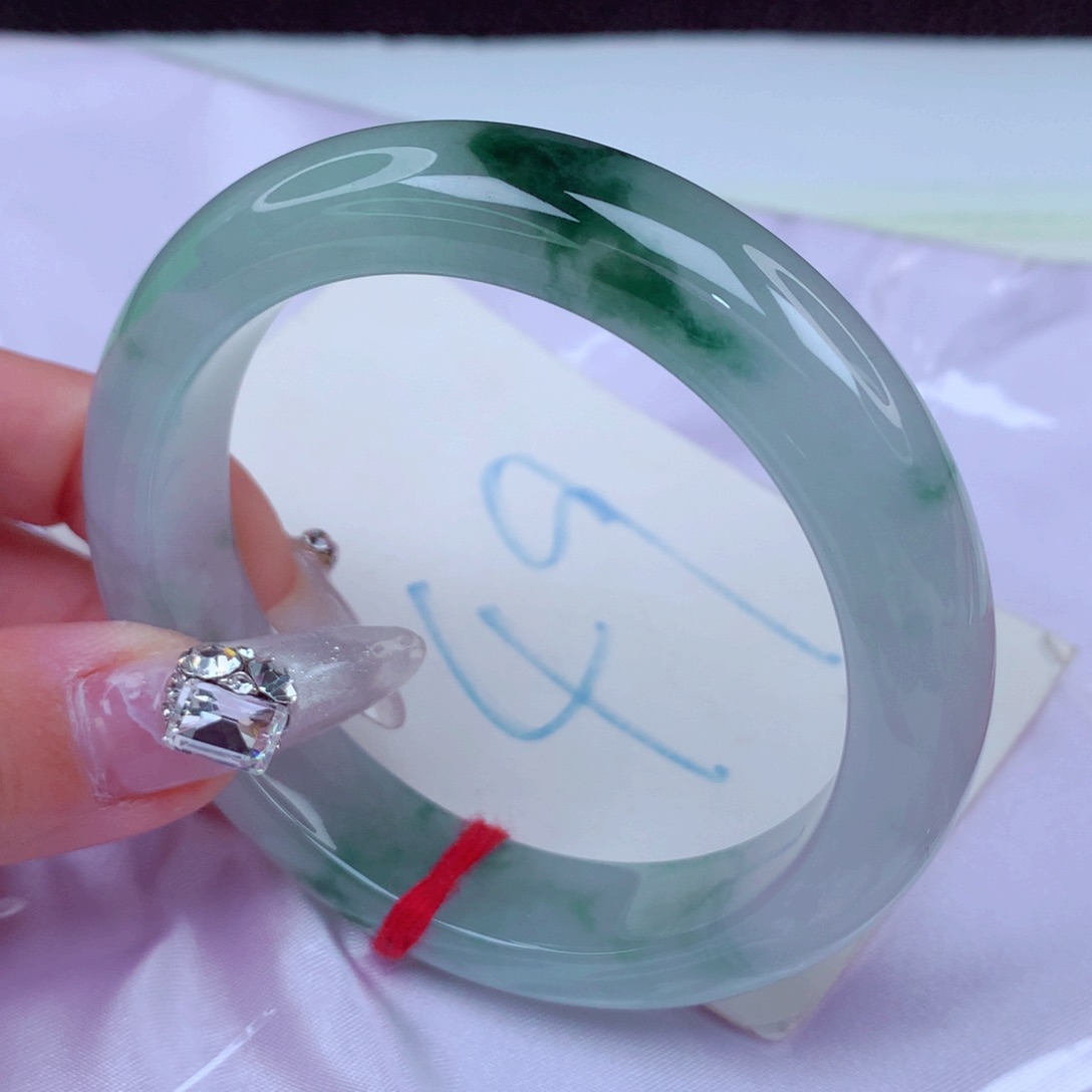 翡翠手镯未镶嵌天然缅甸翡翠A货手镯