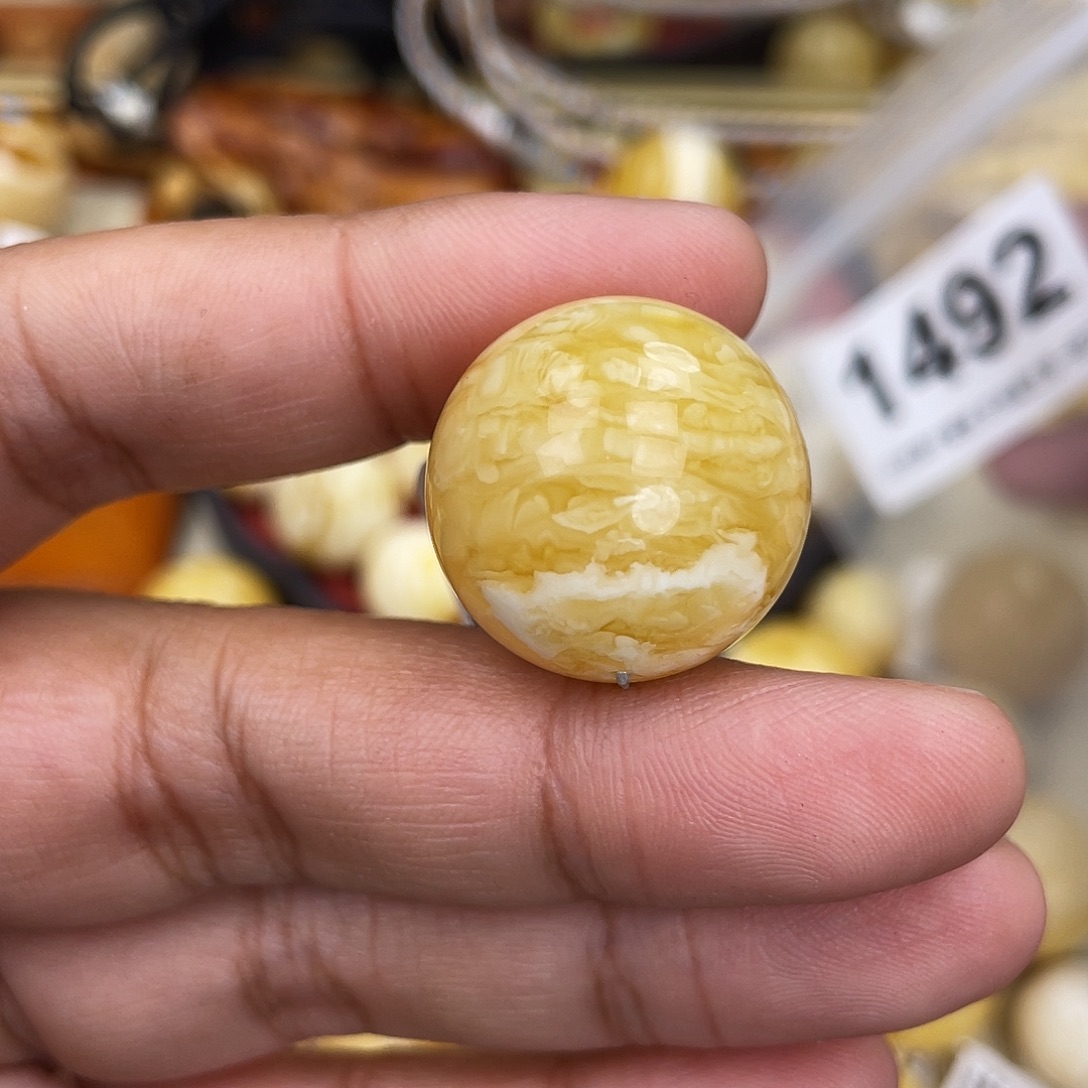 蜜蜡未镶嵌珠宝奇石22.7虎皮