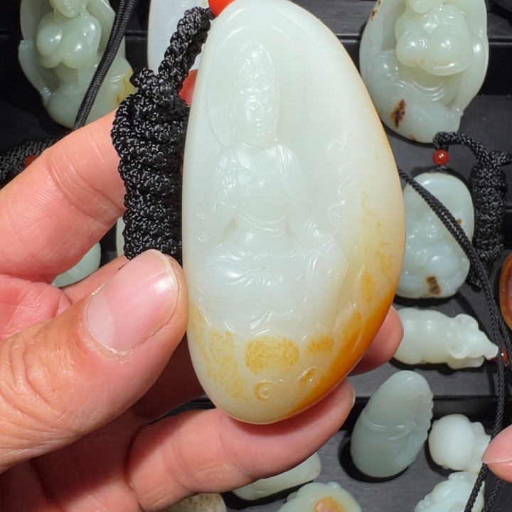 和田玉颈饰未镶嵌华*下