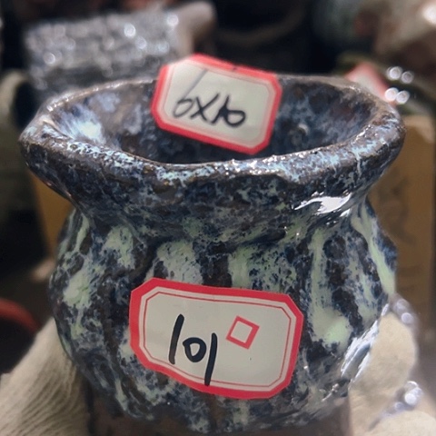 红陶粗陶花盆手工