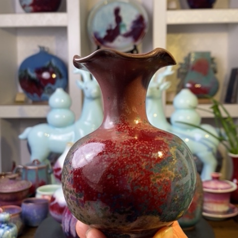 瓷片禹州神后钧瓷原产地~