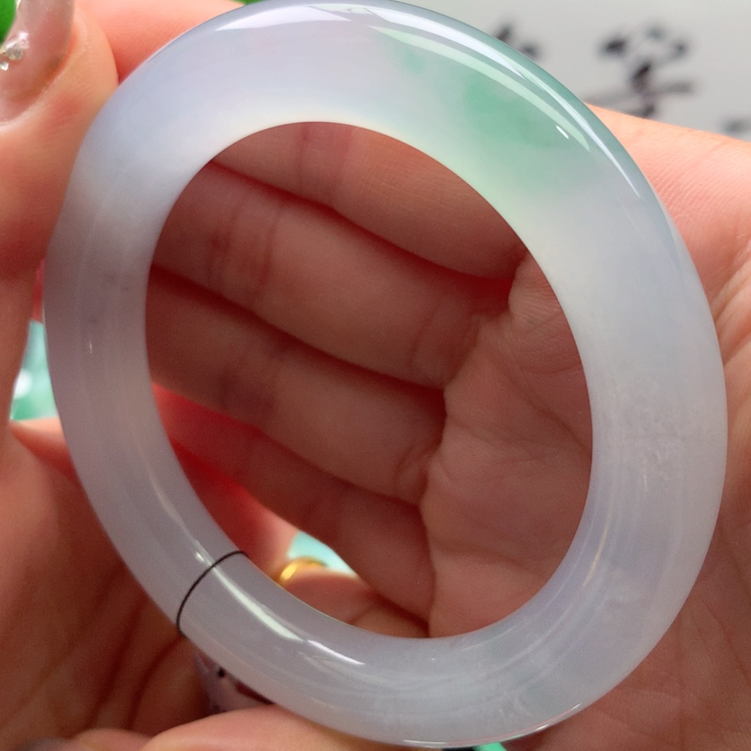 未镶嵌手镯翡翠缅甸55.6圈口