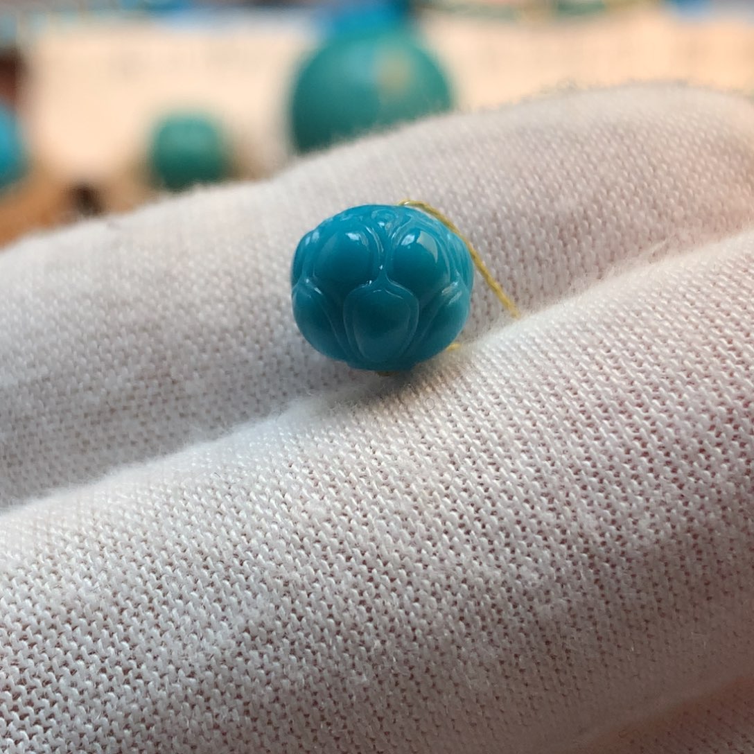 绿松石未镶嵌挂件8.7m