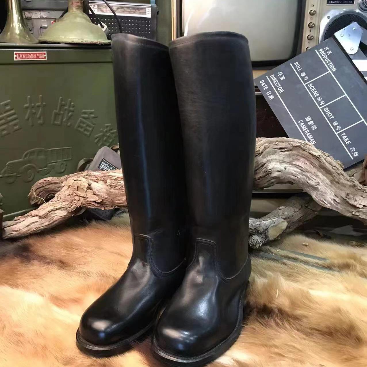 老货正品 高筒马靴，全皮三丁 马刺马靴