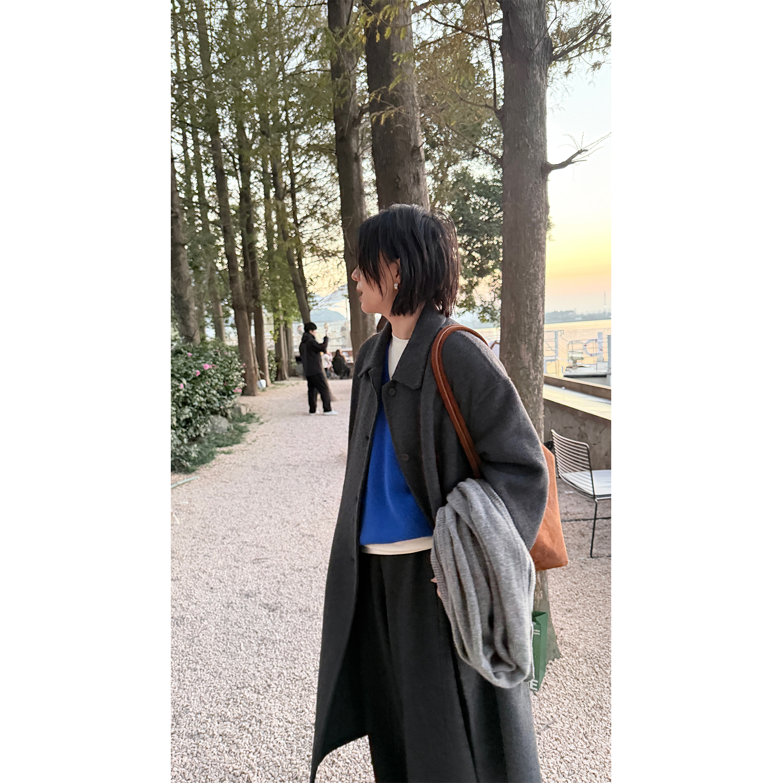苏安家｜“香榭大道”过年气场大衣 羊毛双面尼大衣外套