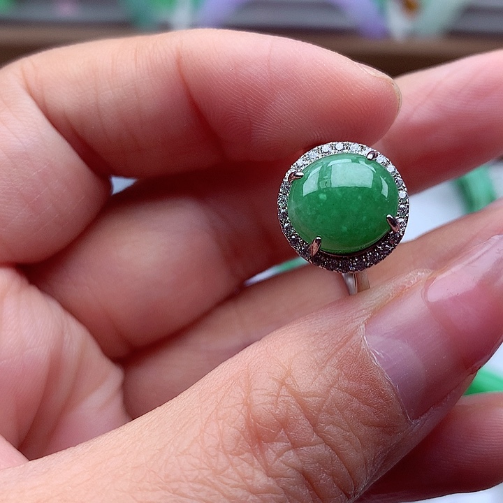 翡翠颈饰银S925镶嵌翡翠