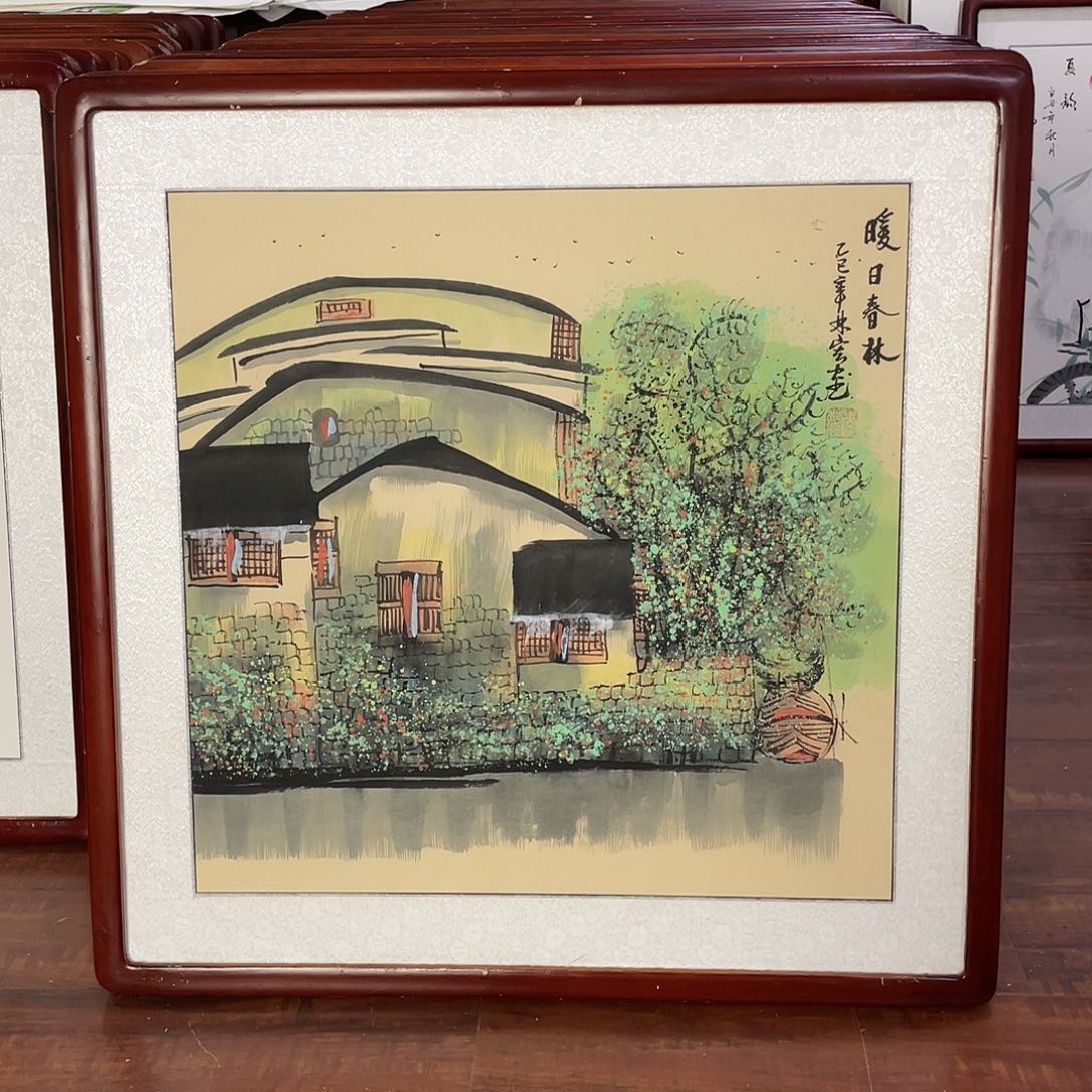 国画带框尺寸63*63厘米