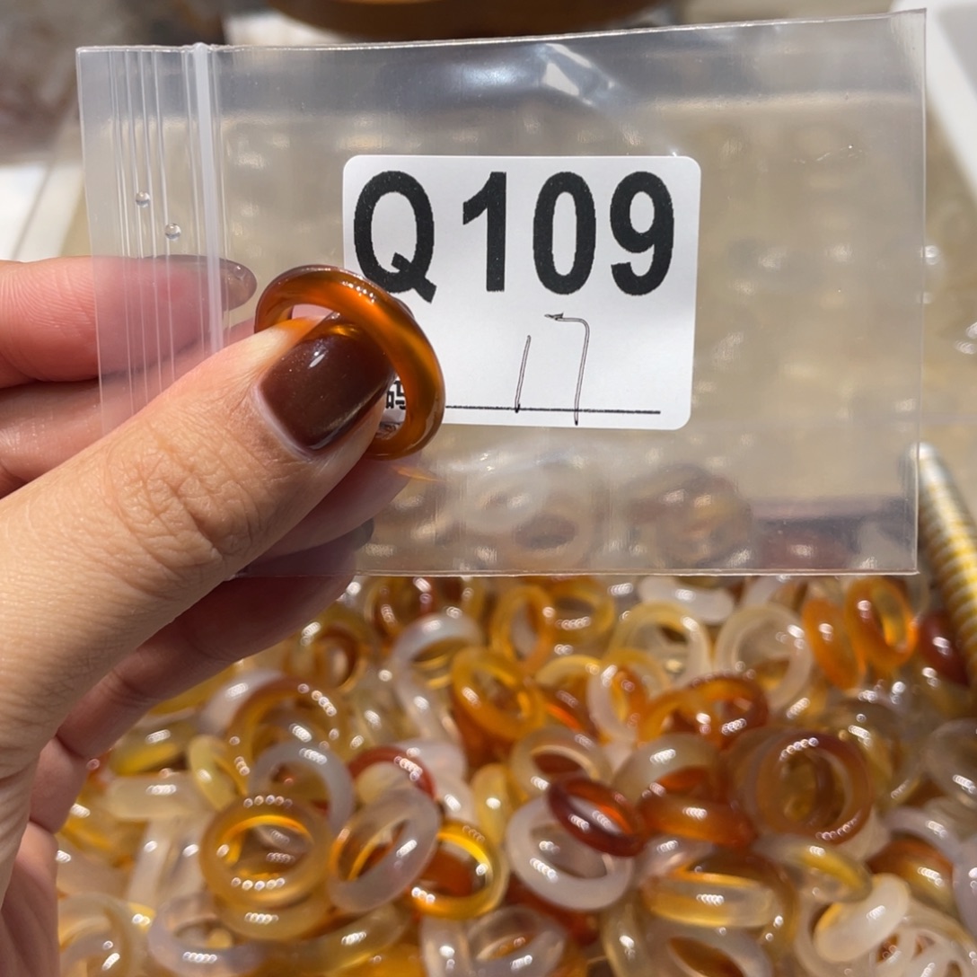 玛瑙/玉髓未镶嵌戒指109