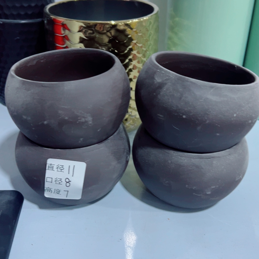 有孔，陶瓷花盆满10米包邮发货