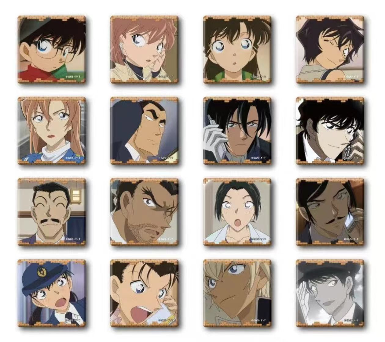 名侦探柯南 land方吧唧/挂件/冰箱贴系列（默认直播间代拆)