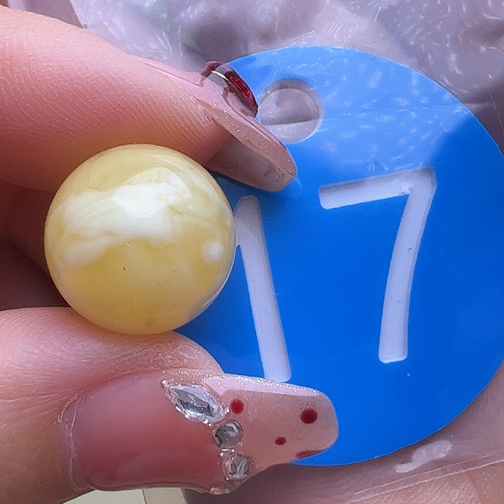 未镶嵌蜜蜡裸石13mm圆珠