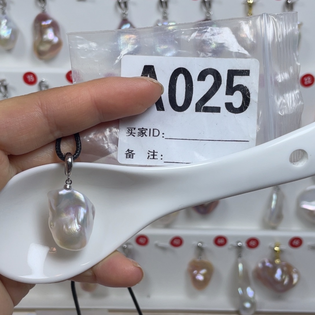 淡水珍珠巴洛克银S925镶嵌