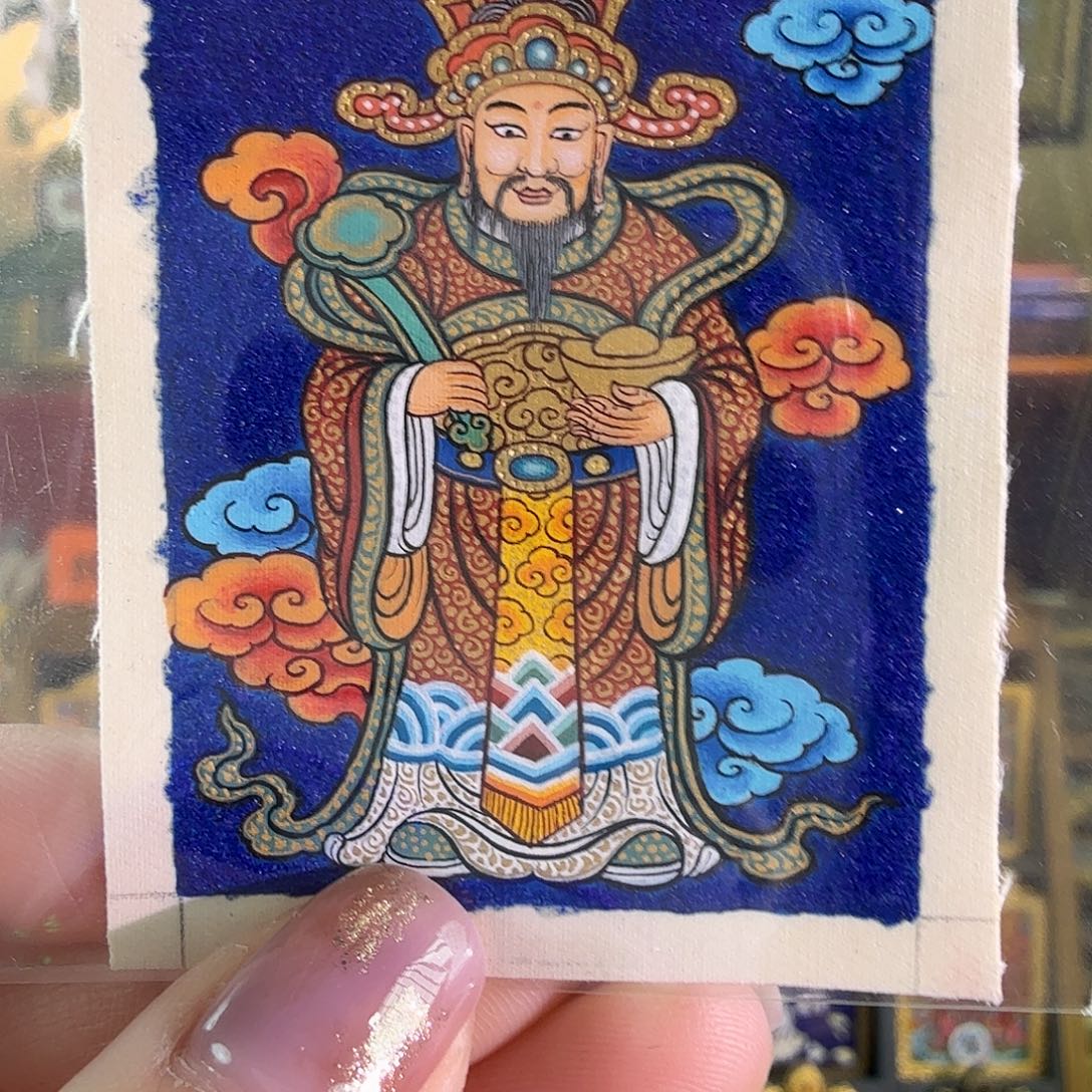 吊坠汉传C C纯手绘巴太