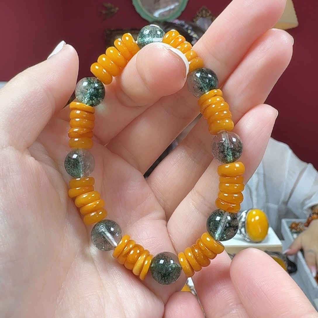 手链蜜蜡未镶嵌手串