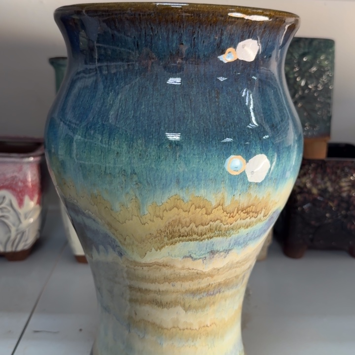 紫砂花盆口18高30，11111112