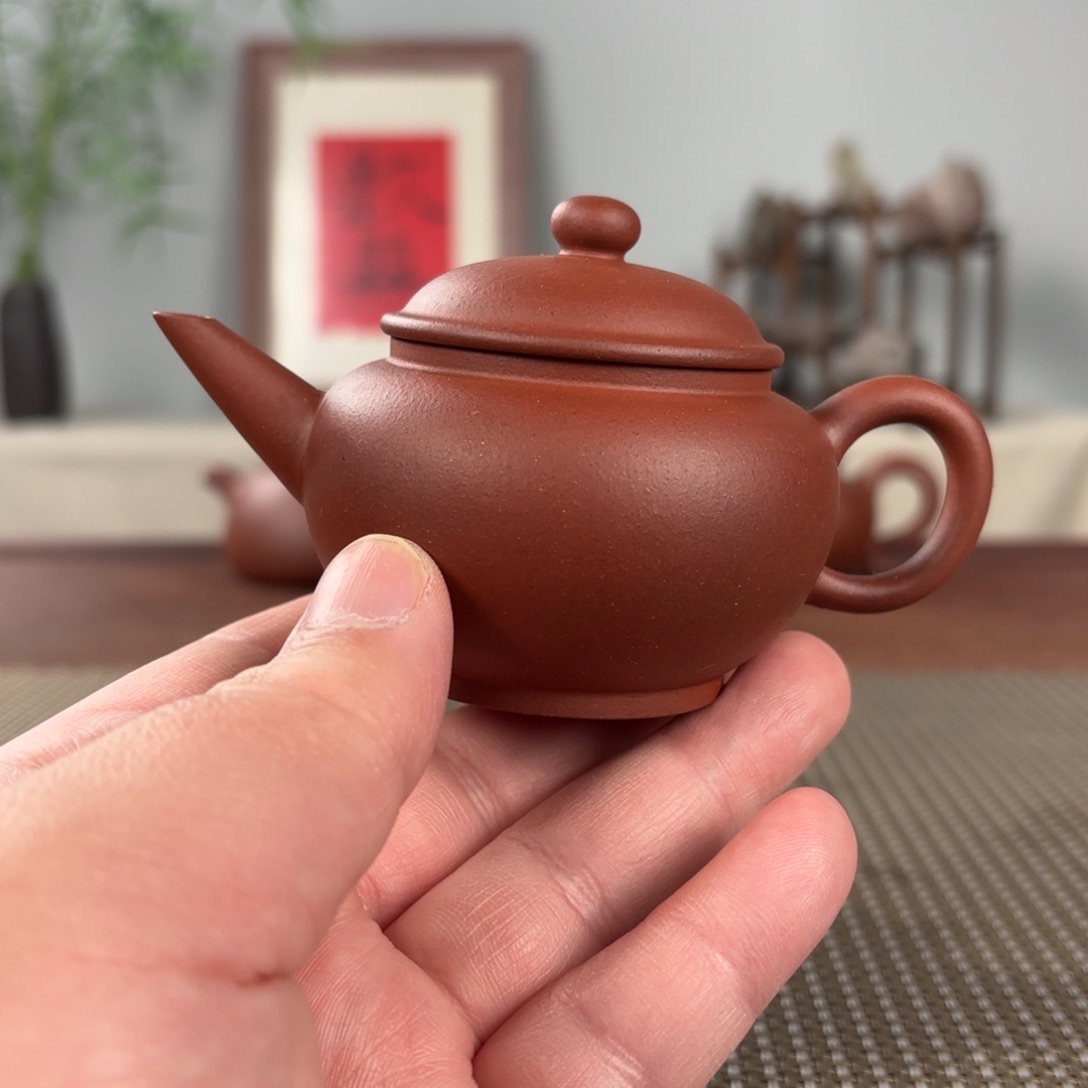 紫砂茶壶微瑕黄龙山原矿紫砂壶