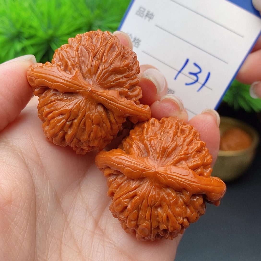 文玩核桃把件42四座楼131
