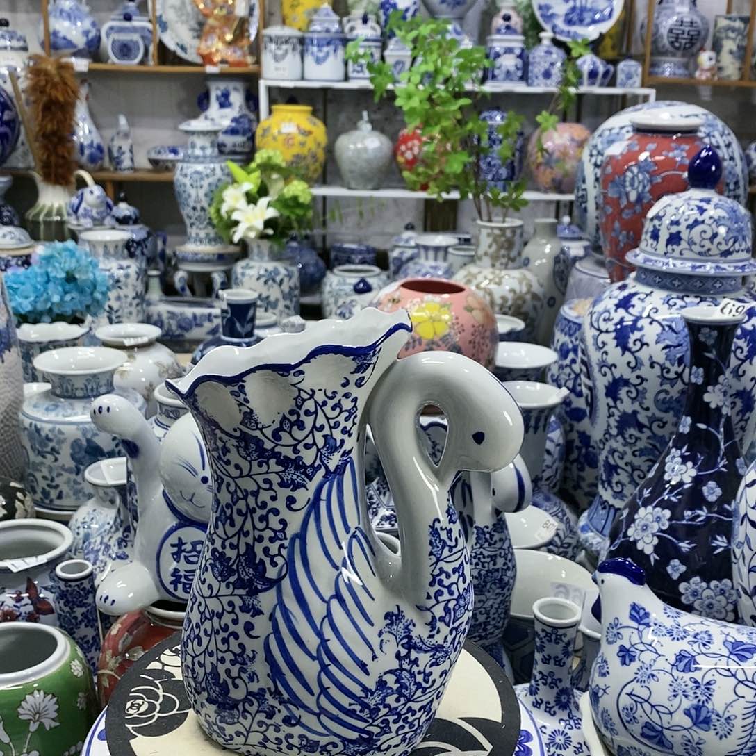 【闪购商品】摆件天鹅花瓶摆件……