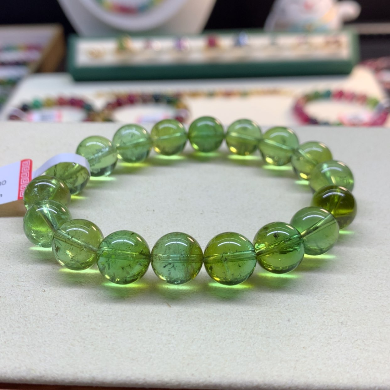 【闪购商品】碧玺手链未镶嵌碧玺11mm