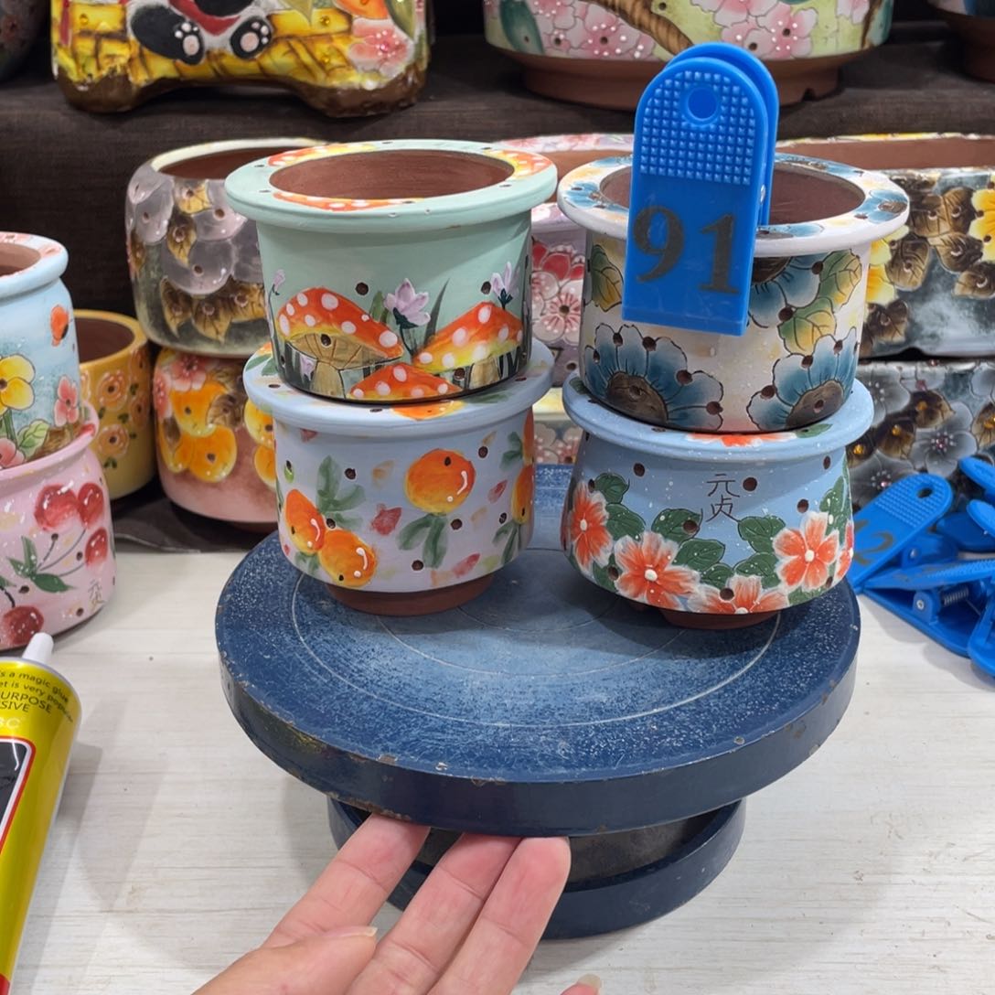 红陶多肉花盆小盆