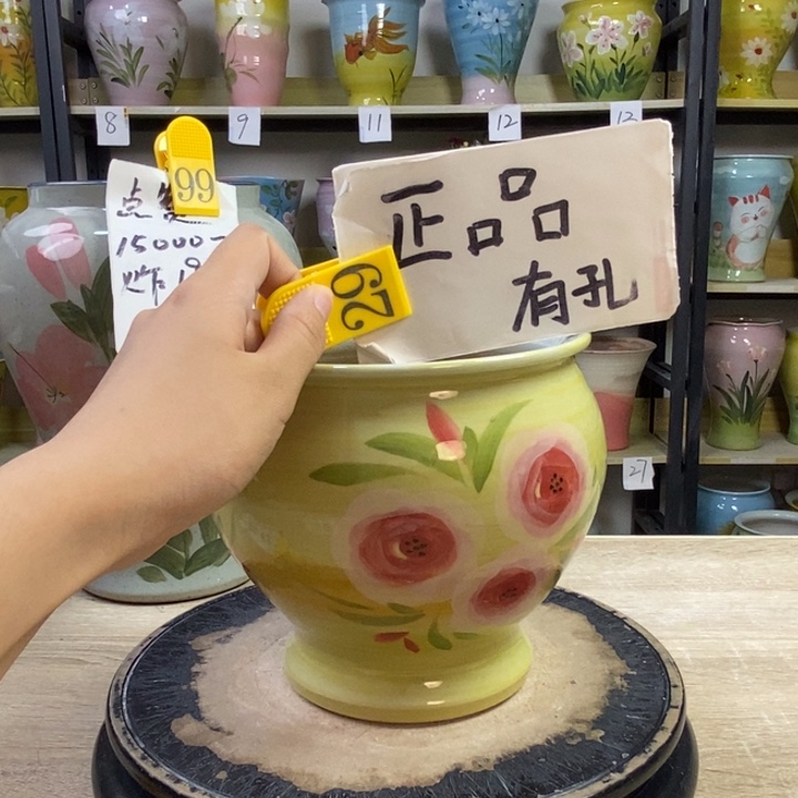 景德镇高温陶瓷花盆