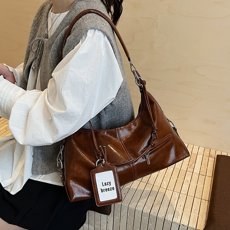 小众设计大容量包包女2025新款韩版休闲饺子包通勤百搭单肩斜挎包