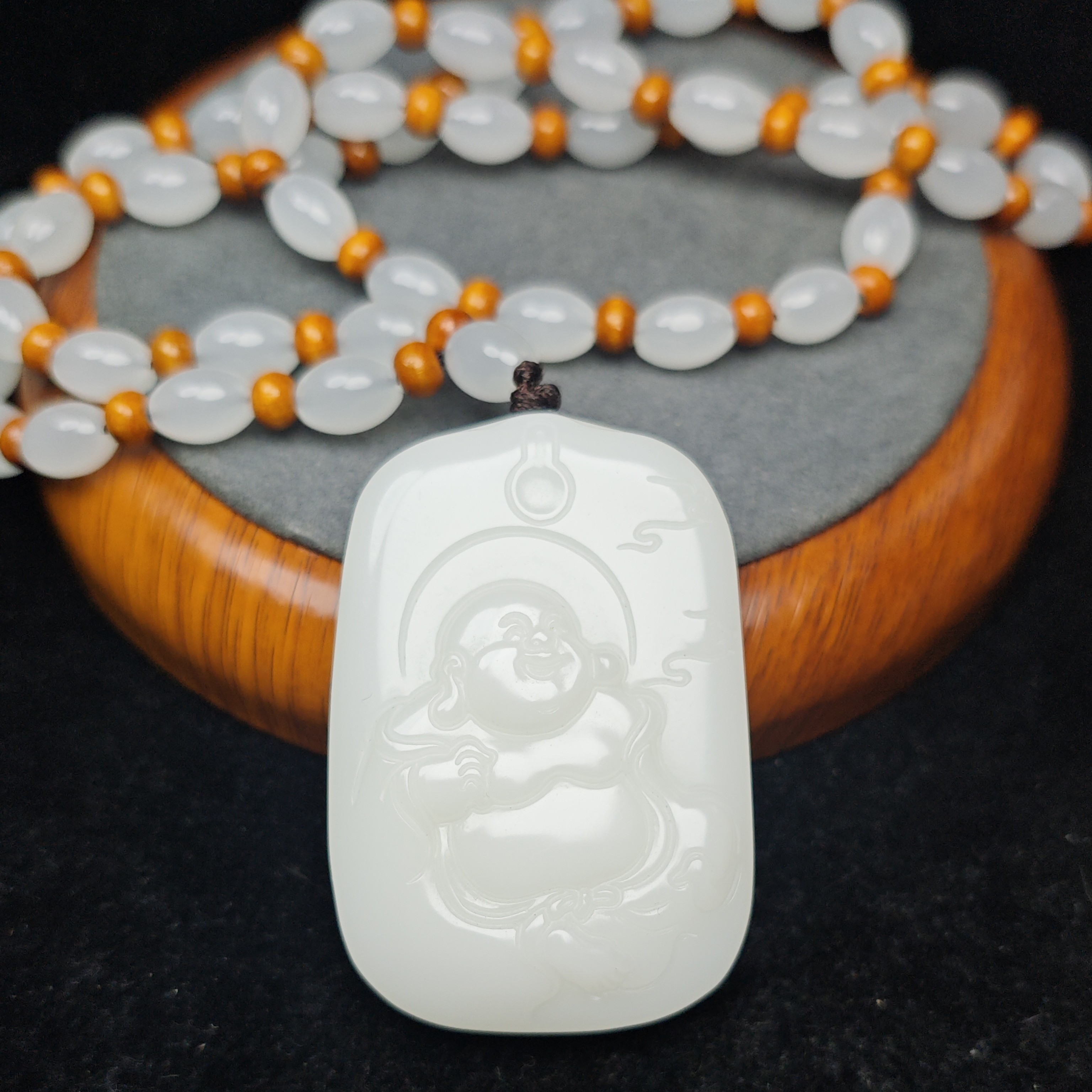 一级白佛公挂件百搭