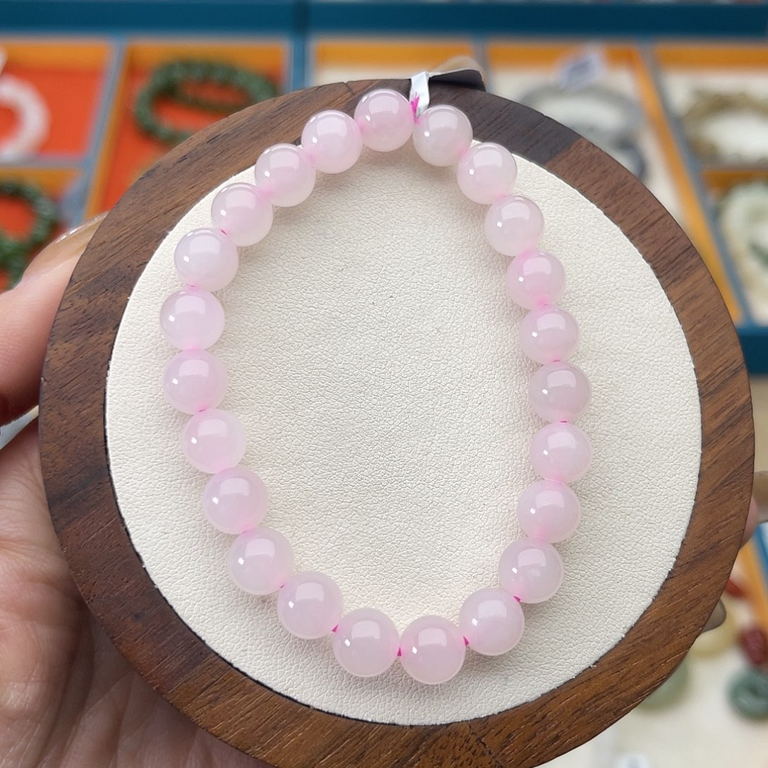 和田玉未镶嵌手串A48卡8