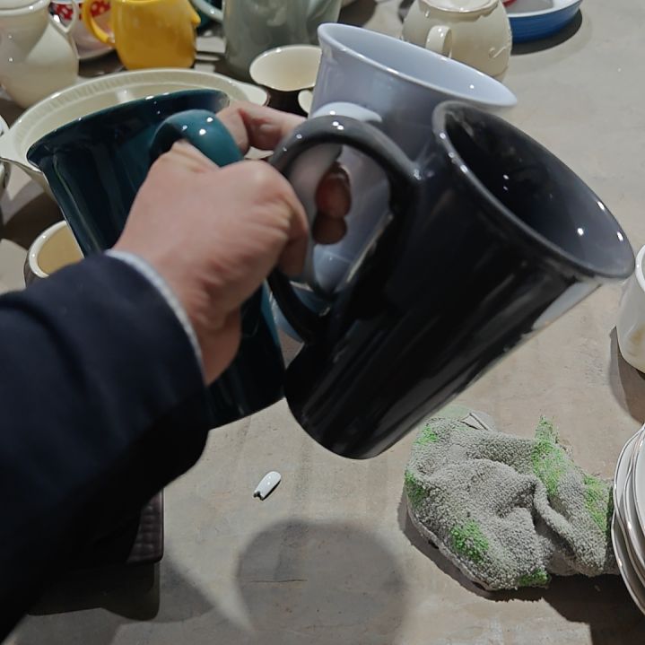 盘陶瓷杯碗盘微瑕疵介意慎拍