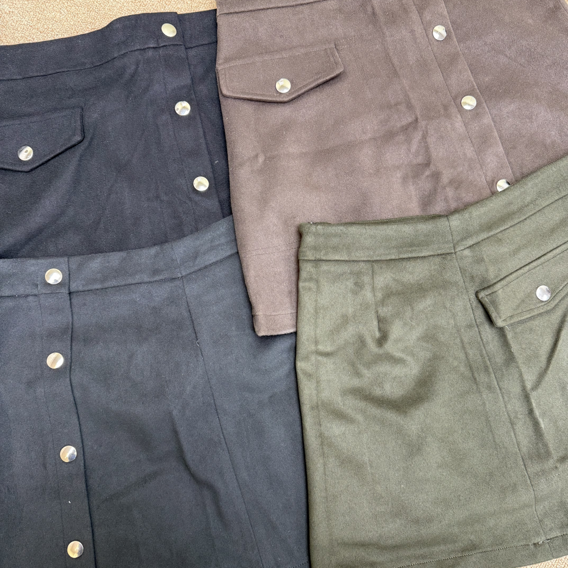 四色设计感“韩系短裙”（无内衬）