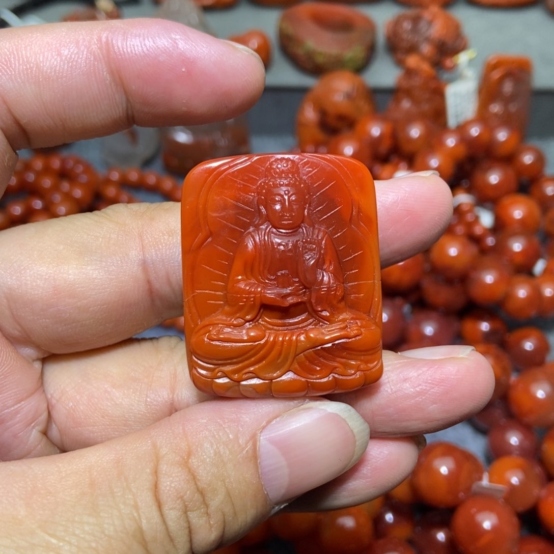 【闪购商品】南红玛瑙吊坠(不含链)未镶嵌