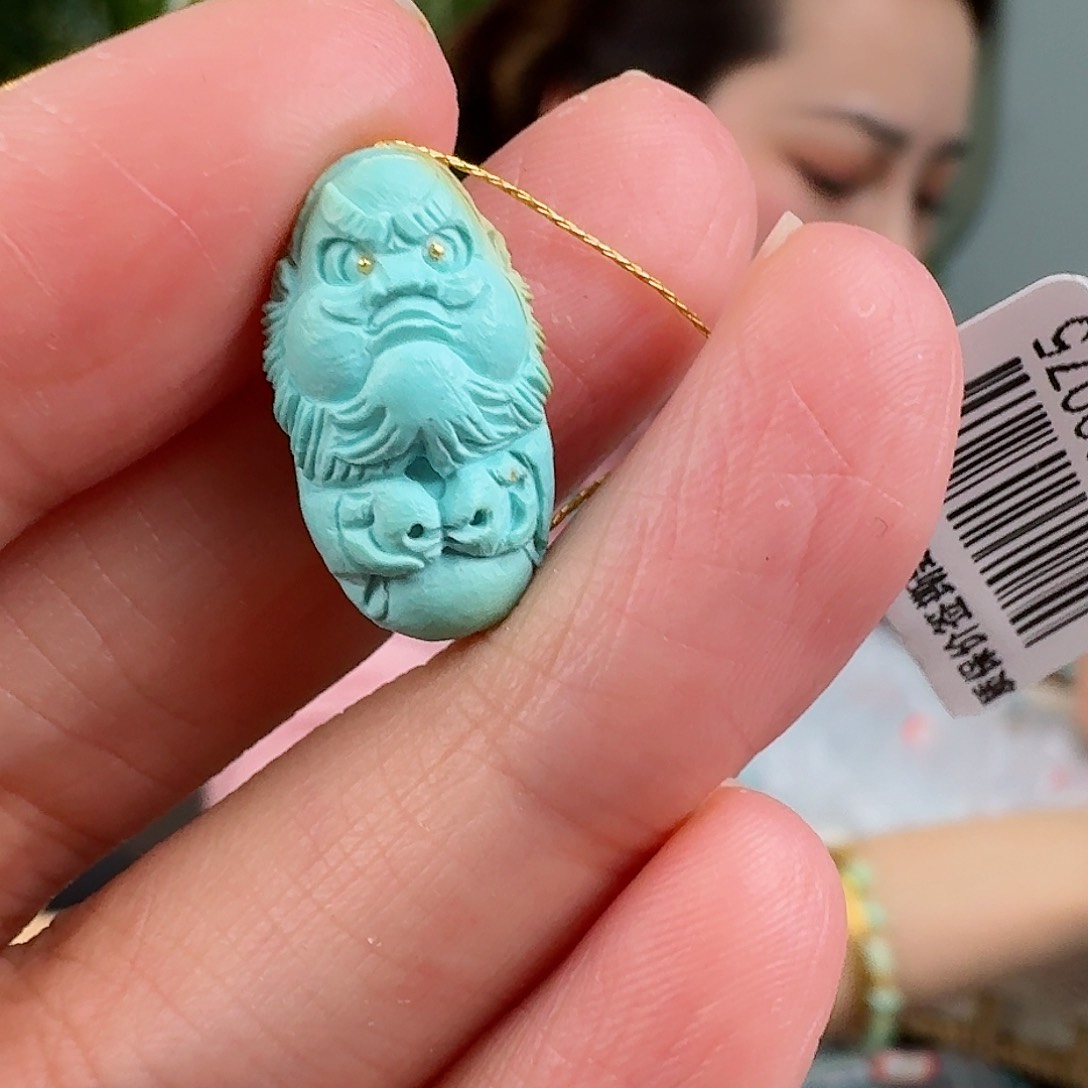 绿松石珠宝奇石未镶嵌