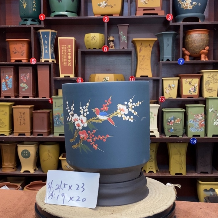 紫砂花盆紫砂艺人