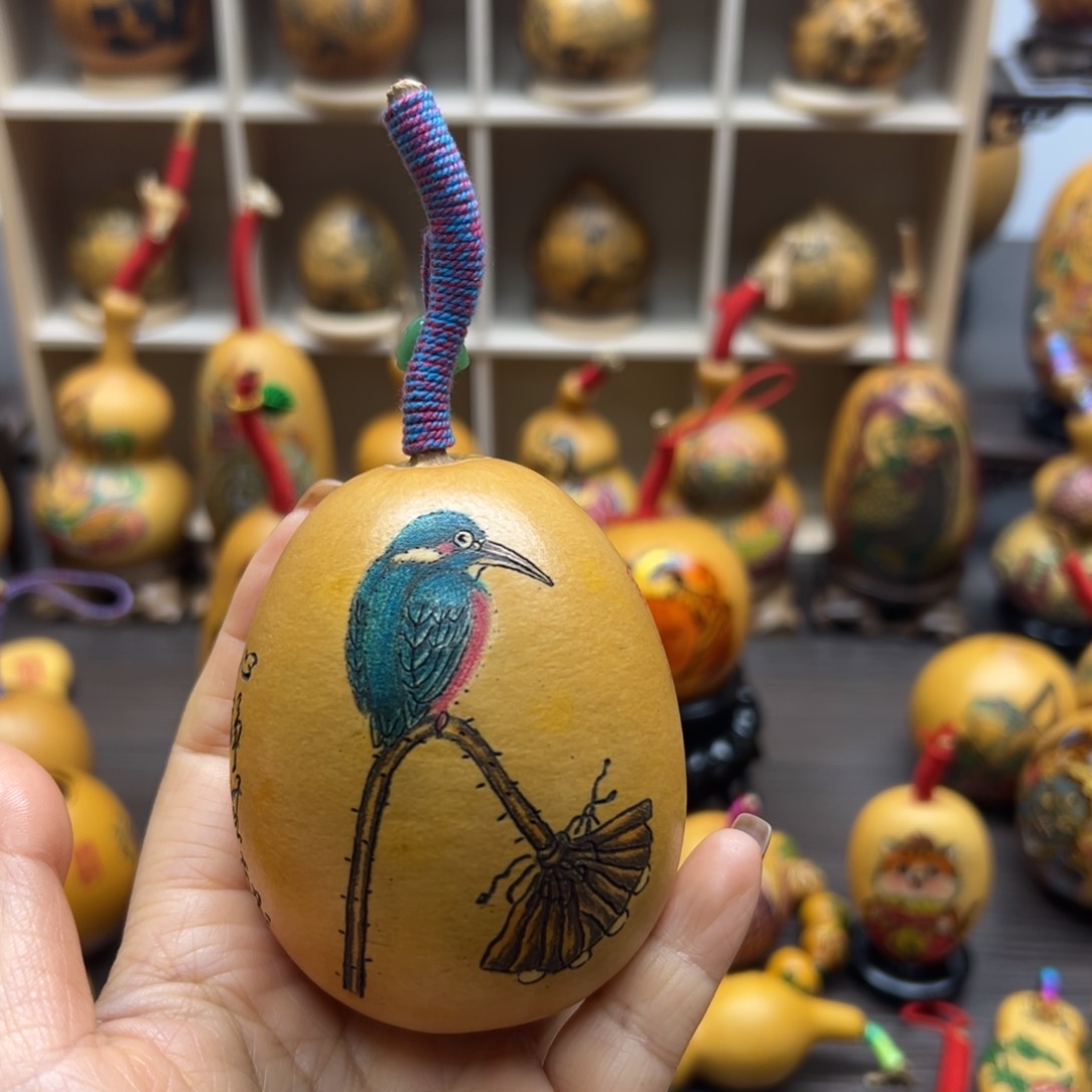 木蓝**绪墨刻针刺心静无尘