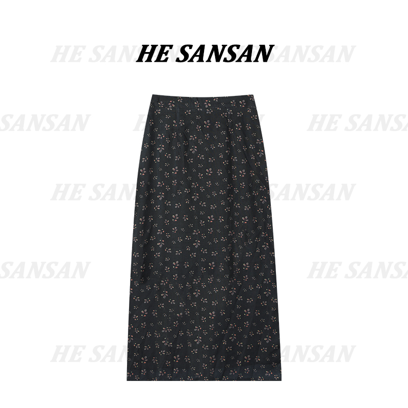 【SANSAN】气质休闲碎花百搭时尚半身裙DY-6785