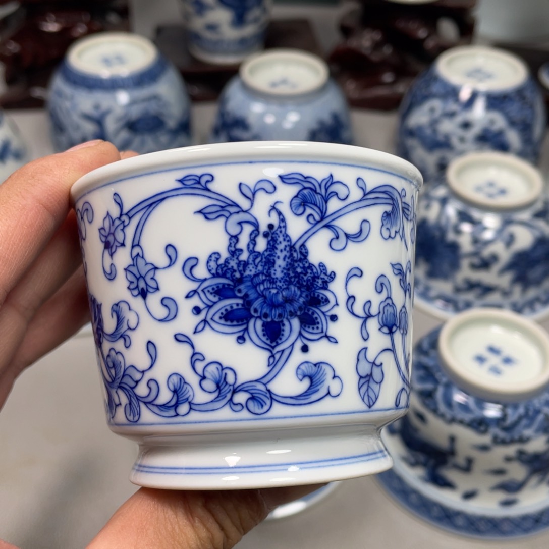杯子景德镇陶瓷现代手工陶瓷茶具