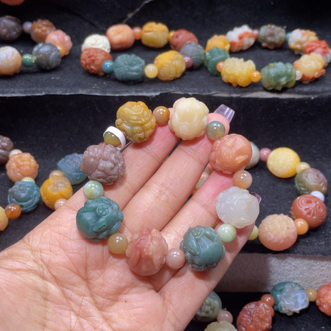 石英质玉手链未镶嵌