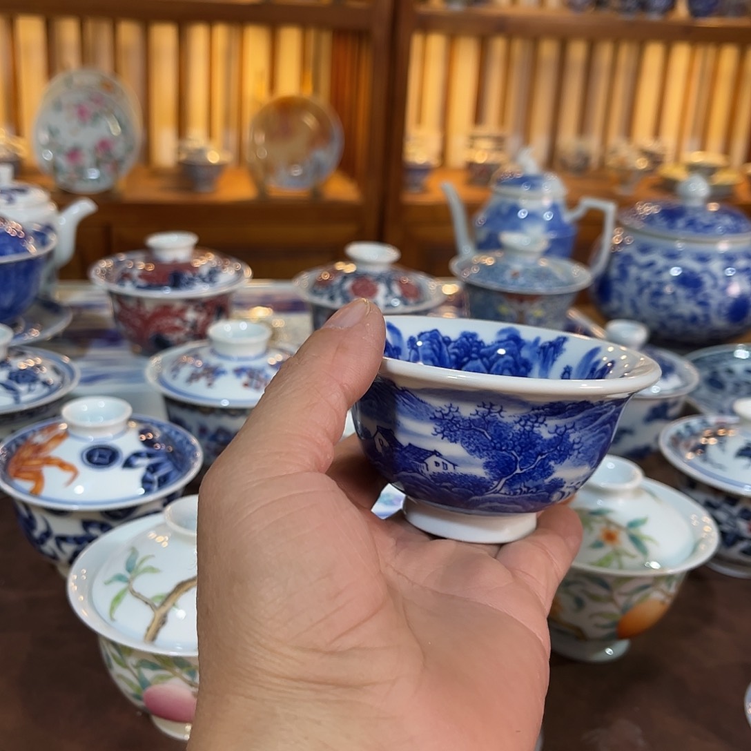 錡镇堂手工手绘杯