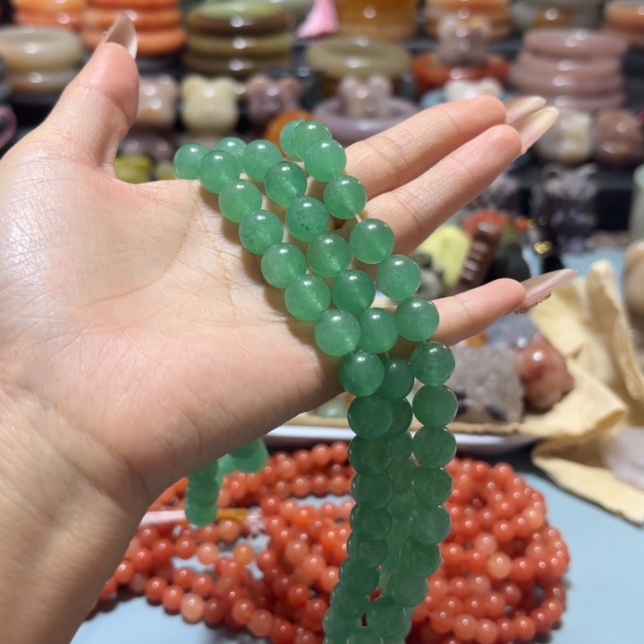 石英岩玉合金手链