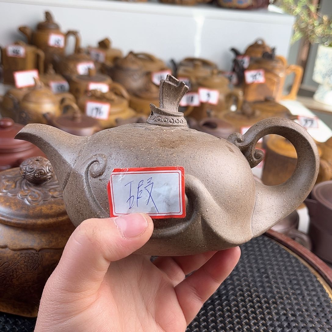 紫泥茶壶宜兴紫砂